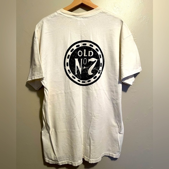 Jack Daniels Old No. 7 Shirt White Vintage - Picture 1 of 12